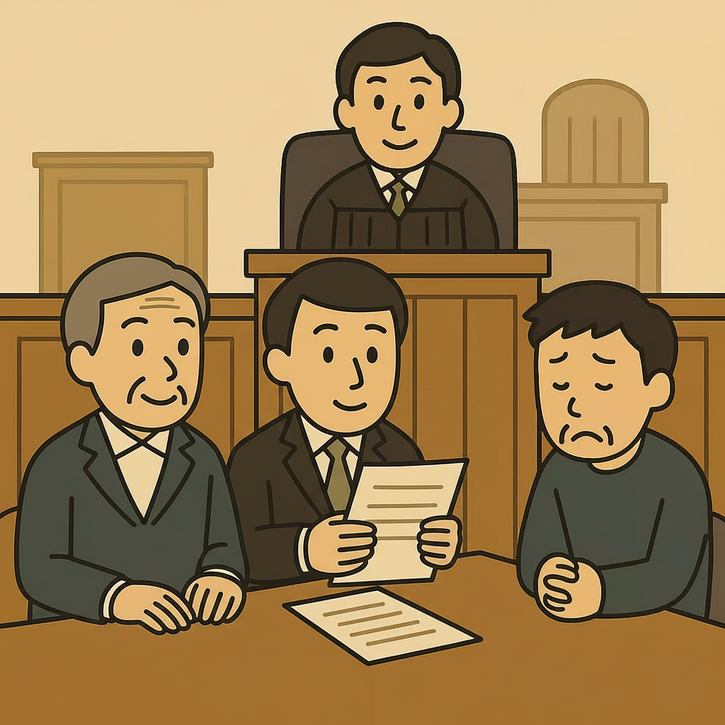 遺留分侵害額訴訟で勝訴的和解を得た図